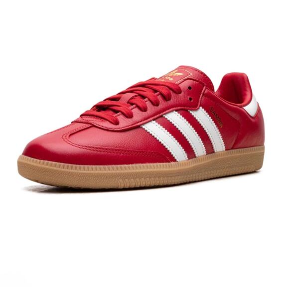 NEW ADIDAS SAMBA OG JR0881 Men\'s 11 Better Scarlet/ GUM Bottoms main image 6